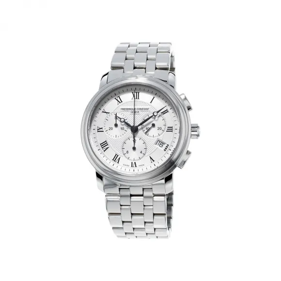 康斯登/Frederique Constant 百年典雅石英计时码表 40MM 不锈钢 石英机芯 FC-292MC4P6B2