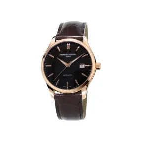康斯登/Frederique Constant 百年典雅焯见自动上链腕表 40MM 不锈钢镀玫瑰金色 自动机械机芯 FC-303C5B4