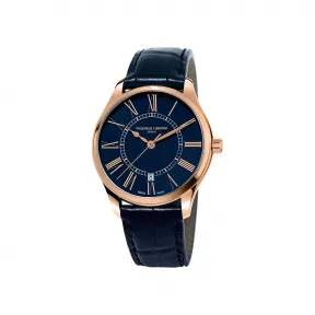 康斯登/Frederique Constant 百年典雅男装自动腕表 40MM 不锈钢镀玫瑰金色 自动机械机芯 男表 FC-303NRR5B4