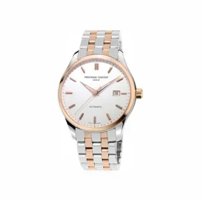 康斯登/Frederique Constant 百年典雅焯见自动上链腕表 40MM 不锈钢间玫瑰金色 自动机械机芯 FC-303V5B2B