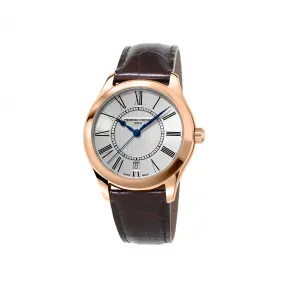 康斯登/Frederique Constant 百年典雅女装自动腕表 36MM 不锈钢镀玫瑰金色 自动机械机芯 女表 FC-303WRB3B24