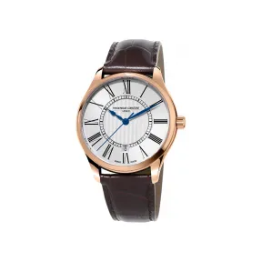康斯登/Frederique Constant 百年典雅男装自动腕表 40MM 不锈钢镀玫瑰金色 自动机械机芯 男表 FC-303WRB5B4