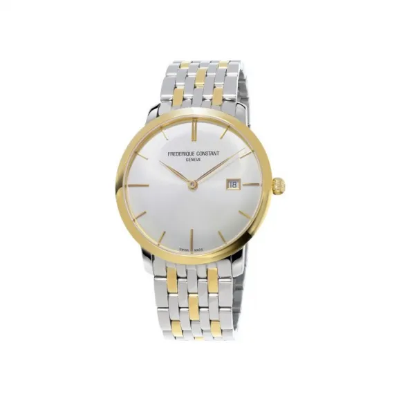 康斯登/Frederique Constant 超薄自动上链腕表 40MM 不锈钢镀金色 自动机械机芯 FC-306V4S3B