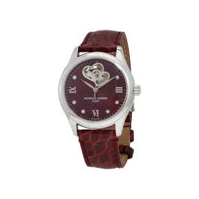 康斯登/Frederique Constant 双心跳女装自动腕表 36MM 不锈钢 自动机械机芯 女表 FC-310BRGDHB3B6