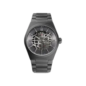 康斯登/Frederique Constant Highlife镂空腕表 41MM 不锈钢镀灰色 自动机械机芯 FC-310DGSKT4TNH6B