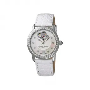 康斯登/Frederique Constant 双心跳女装自动腕表 35MM 不锈钢 自动机械机芯 女表 FC-310DHB2PD6