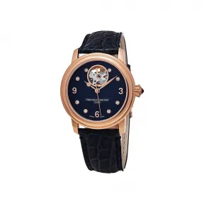 康斯登/Frederique Constant 心跳自动腕表 34MM 抛光镀玫瑰金不锈钢 自动机械机芯 FC-310HBAND2P4