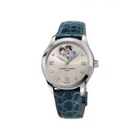 康斯登/Frederique Constant 双心跳女装自动腕表 36MM 镀玫瑰金不锈钢 自动机械机芯 女表 FC-310LGDHB3B6