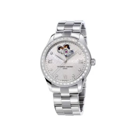 康斯登/Frederique Constant 双心跳女装自动腕表 36MM 不锈钢 自动机械机芯 女表 FC-310WDHB3BD6B