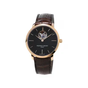 康斯登/Frederique Constant 超薄自动腕表 40MM 抛光镀玫瑰金不锈钢 自动机械机芯 FC-312G4S4