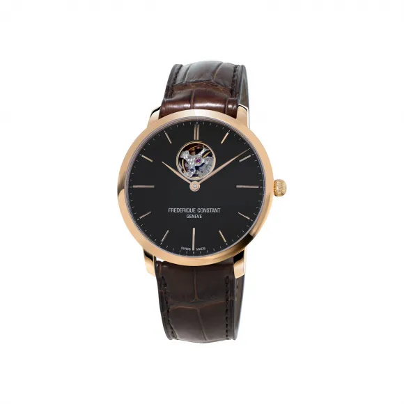 康斯登/Frederique Constant 超薄自动腕表 40MM 抛光镀玫瑰金不锈钢 自动机械机芯 FC-312G4S4