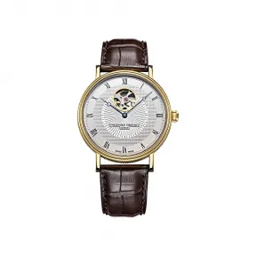 康斯登/Frederique Constant 百年典雅心跳自动腕表 39MM 镀金不锈钢 自动机械机芯 FC-312MC4S35