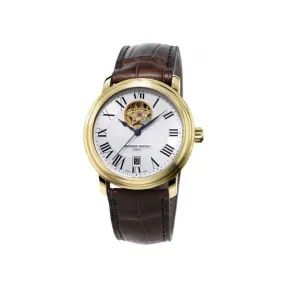 康斯登/Frederique Constant 百年典雅心跳男装自动腕表 40MM 不锈钢镀金色 自动机械机芯 男表 FC-315M4P5