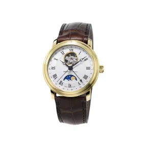 康斯登/Frederique Constant 百年典雅月相腕表 42MM 镀金不锈钢 自动机械机芯 FC-335MC4P5