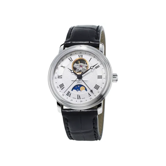 康斯登/Frederique Constant 百年典雅月相腕表 42MM 不锈钢 自动机械机芯 FC-335MC4P6