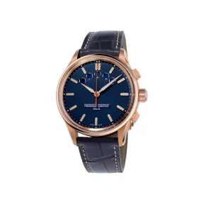 康斯登/Frederique Constant 航海时计倒数计时腕表 42MM 不锈钢镀玫瑰金色 自动机械机芯 FC-380NT4H4