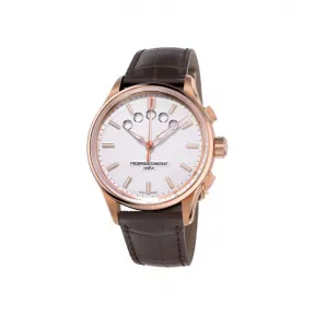 康斯登/Frederique Constant 航海时计倒数计时腕表 42MM 不锈钢镀玫瑰金色 自动机械机芯 FC-380VT4H4