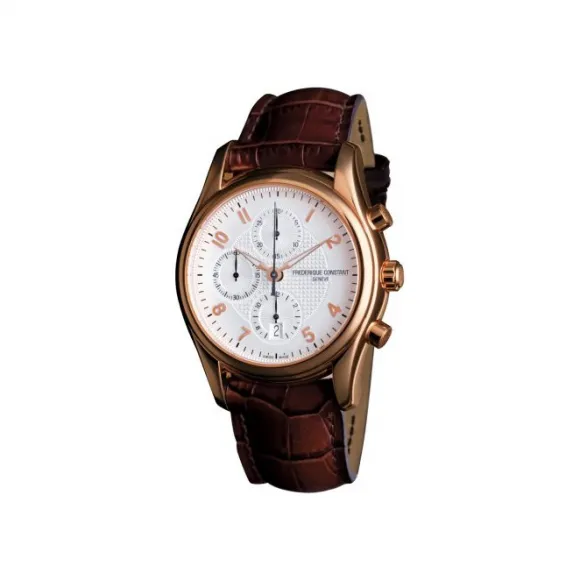 康斯登/Frederique Constant RUNABOAT赛艇自动计时码表 42MM 不锈钢镀玫瑰金色 自动机械机芯 FC-392RM6B4