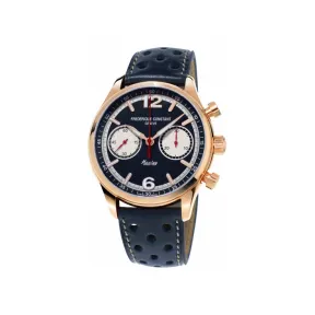 康斯登/Frederique Constant 古典赛车自动计时码表 42MM 不锈钢镀玫瑰金色 自动机械机芯 FC-397HN5B4