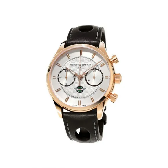 康斯登/Frederique Constant 古典赛车系列计时腕表 42MM 镀玫瑰金不锈钢 自动机械机芯 FC-397HV5B4