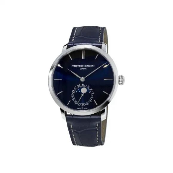 康斯登/Frederique Constant 自家机芯超薄月相腕表 26.5 MM 不锈钢 自动机械机芯 FC-705N4S6