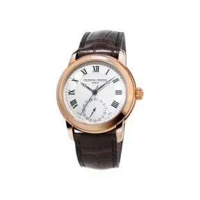 康斯登/Frederique Constant 自家机芯经典自动腕表 42MM 不锈钢镀玫瑰金色 自动机械机芯 FC-710MC4H4
