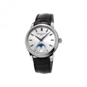 康斯登/Frederique Constant 百年典雅月相 40.5MM 不锈钢 自动机械机芯 FC-715S4H6