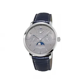 康斯登/Frederique Constant 自家机芯超薄万年历腕表 42MM 不锈钢 自动机械机芯 FC-775G4S6