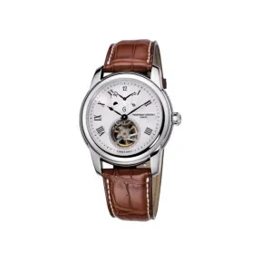 康斯登/Frederique Constant 自家机芯心跳腕表 42MM 不锈钢 自动机械机芯 FC-938MC4H6