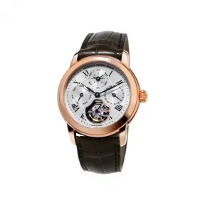 康斯登/Frederique Constant 自家机芯经典陀飞轮万年历腕表 42MM 不锈钢镀玫瑰金色 自动机械机芯 FC-975MC4H4