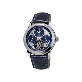 康斯登/Frederique Constant 自家机芯经典陀飞轮万年历腕表 42MM 不锈钢 自动机械机芯 FC-975N4H6