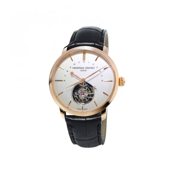 康斯登/Frederique Constant 自家机芯陀飞轮腕表 43MM 18k玫瑰金 自动机械机芯 FC-980V4S9