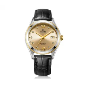 爵尼/Genie 睿骏系列 316L精钢 32mm 自动机械机芯 男表 GNQ-T1828M-LDGS