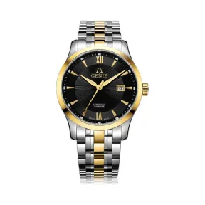 爵尼/Genie 大舵系列 316L精钢 42mm 自动机械机芯 男表 GNQ-T1834M-18KB