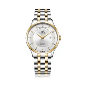 爵尼/Genie 尊特斯系列 316L精钢 41mm 自动机械机芯 男表 GNQ-T1853M-AGW