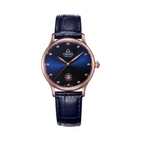 爵尼/Genie 雅莉丝系列 316L精钢 32mm 石英机芯 女表 GNQ-T2031L-RL