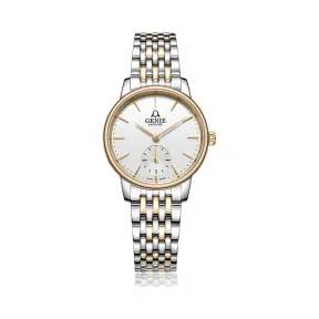爵尼/Genie 穆尔兹系列 316L精钢 29mm 石英机芯 女表 GNQ-T2032L-QGW