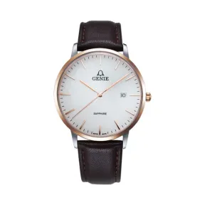 爵尼/Genie 格莱纳系列 316L精钢 40mm 石英机芯 男表 GNQ-T2034M-LQR