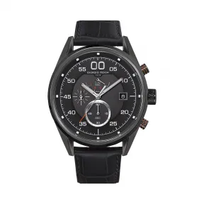 乔治菲登GF1919手表 听风者系列石英日历计时防水进口皮带男士腕表 深灰色皮带GFBL003