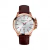 乔治菲登GIORGIOFEDON1919手表 哲学家系列自动机械进口日历简约皮带男士腕表 白色GFCE004