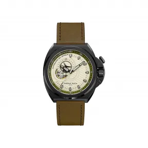 乔治菲登GF2016 SKYWALKER系列 黑色电镀不锈钢 24石机械机芯 GFCM003