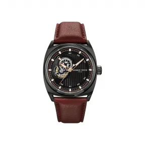 乔治菲登GF2013 LEGEND系列 黑色电镀不锈钢 24石机械机芯 GFCN005