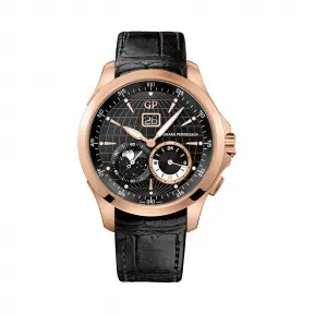芝柏/Girard-Perregaux Traveller 旅行家系列 44.00毫米 玫瑰金表壳   男表 49655-52-631-BB6A