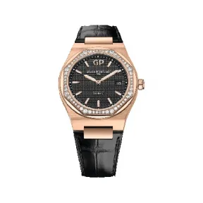 芝柏/Girard-Perregaux Laureato 桂冠系列 34毫米 玫瑰金 石英 女表 80189D52A632-CB6A
