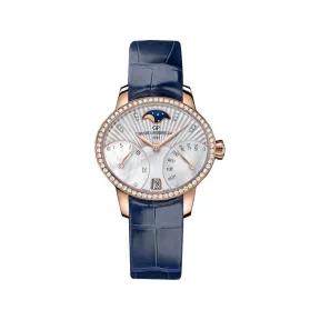 芝柏/Girard-Perregaux 猫眼系列 35,44 x 30,44 毫米 玫瑰金 自动上链机械机芯 女表 80485D52A751-CK4A