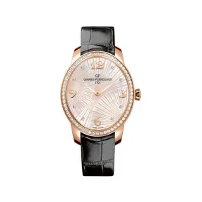 芝柏/Girard-Perregaux 猫眼系列 34,72 x 40,00 毫米 玫瑰金 自动上链机械机芯 女表 80493D52A763-CK6A