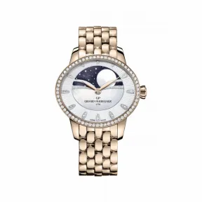 芝柏/Girard-Perregaux 猫眼系列 35,40 x 30,40 毫米 玫瑰金 自动上链机械机芯 女表 80496D52A751-52A