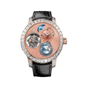 芝柏/Girard-Perregaux  Bridges 金桥系列 40毫米 玫瑰金 手动上弦机械 男表 99290B52P951-BA6A