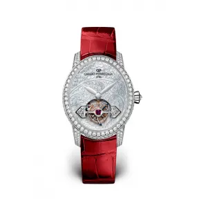 芝柏/Girard-Perregaux  Bridges 金桥系列 37,30 x 32,30 毫米 白金 手动上链机械机芯 男表 99490D53P706-CK6A