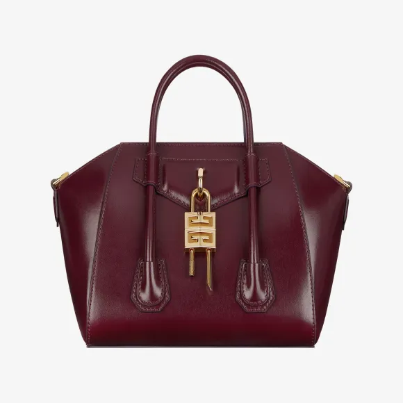 纪梵希/Givenchy 女士 迷你 Antigona Lock 方盒皮包 3666513625702